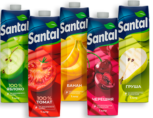 СОКИ И НЕКТАРЫ SANTAL СОКИ И НЕКТАРЫ SANTAL