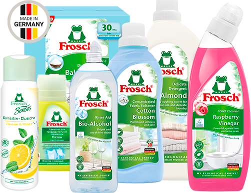Frosch - натуральная бытовая химия! Frosch - натуральная бытовая химия!